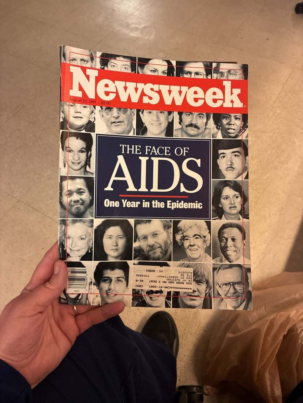 Newsweek Magazine August 10 1987 The Face of Aids